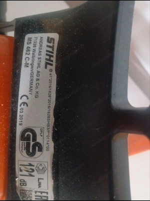 Stihl Motorsäge MS 462 C-M, 4,4kw 6ps Bild 6