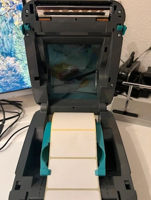 Zebra GX420d Etikekettendrucker Thermodrucker Lan USB RS232 Bild 3