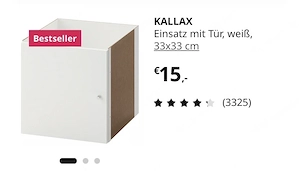 2 Stück Ikea Kallax Regaleinsätze Bild 2