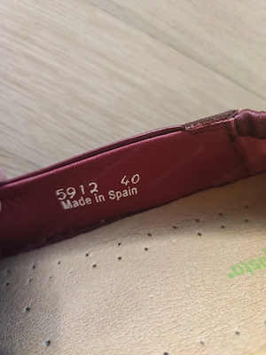 El Naturalista Barfuß- Komfort-Ballerinas, Gr. 40, burgunderrot, Echtleder (nur 1x getragen) Bild 7