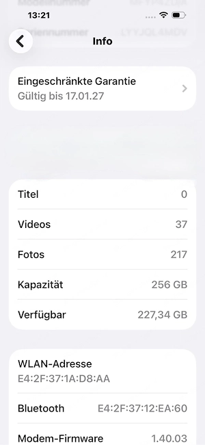 Iphone 17 Pro Max Garantie bis 2027 Bild 5