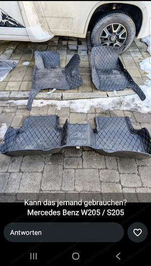 Mercedes-Benz W205 Fußmatten 