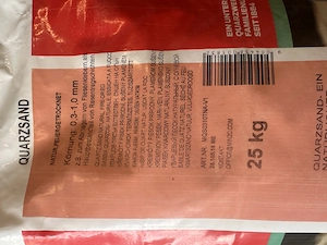Quarzsand 0,3 - 1mm Bild 2
