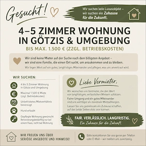 Zuhause gesucht   langfristig, verlässlich und mit Herz