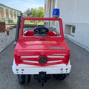 rolly toys unimog feuerwehr tretauto trettraktor kinder  Bild 2