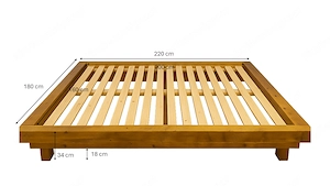 Bett aus massivem Holz  160 x 200 Bild 2