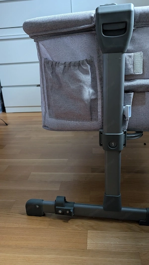 Kinderkraft Neste Up Zustellbett zusammenklappbar grau Bild 3