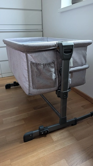 Kinderkraft Neste Up Zustellbett zusammenklappbar grau Bild 4