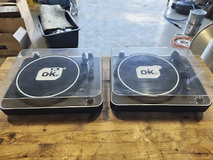 2x OK OTT-100 Plattenspieler   guter Zustand