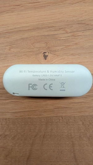 Temperatur- und Luftfeuchtesensor WLAN, IP65 Bild 2