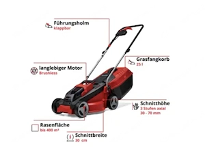 Einhell Akku Rasenmäher  Bild 2