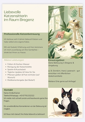 Katzensitten   Katzenbetreuung