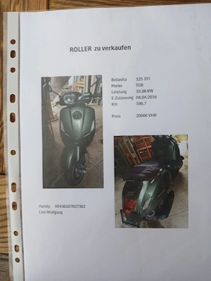 Roller 125c Bellavita Bild 2