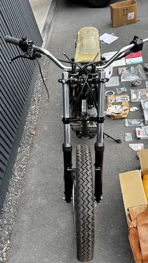 Yamaha SR 500 (Baujahr 1980)   Restaurationsprojekt   viele Neuteile Bild 2