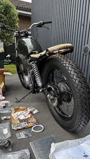 Yamaha SR 500 (Baujahr 1980)   Restaurationsprojekt   viele Neuteile Bild 3