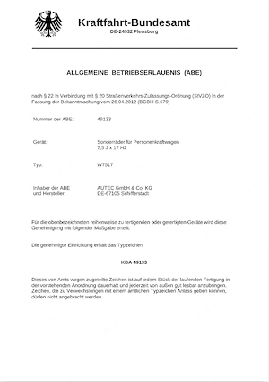 4 Stk. Alufelgen 7,5 x 17 H2, ET 47, Lochkreis: 5x112, u.a. für Golf 6, Golf 7 Golf 8, usw.  Bild 5