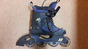 Scaterschuhe inkl. Handgelenks u. Knieschutz, Marke K2, Schuhgröße 35 Bild 2