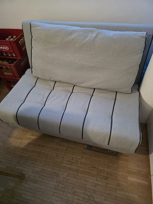 Kleine, ausziehbare Couch H80, L90, B120 Bild 2