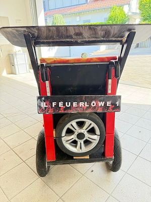 Tolle Seifenkiste mit Lkw-Hupe abzugeben Bild 2