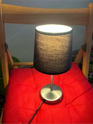 Nachtischlampe braun Bild 2