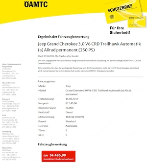 Jeep Grand Cherokee 3,0 V6 Trailhawk Automatik   Allrad Bild 5