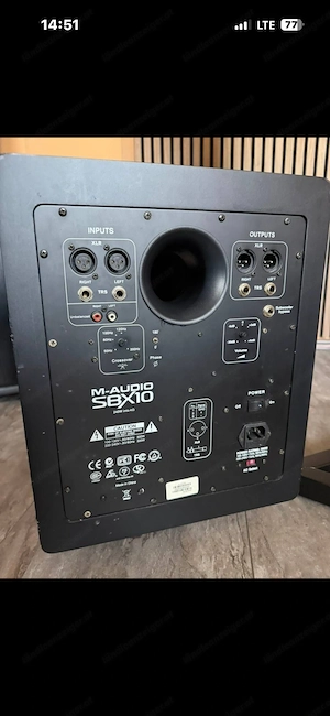M-Audio BX8 D2 + M-Audio SBX10 Studiolautsprecher + Subwoofer Bild 3
