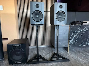 M-Audio BX8 D2 + M-Audio SBX10 Studiolautsprecher + Subwoofer