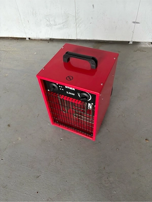 STIER Elektroheizer Heizlüfter 3,3 kW Baustellenheizung Werkstattheizung Bild 3