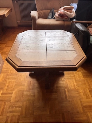 Couchtisch mit Fliesenplatte - 78 x 78 cm Bild 3