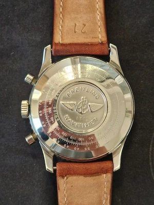 Breitling Old Navitimer mit Echtgold Lünette Bild 4
