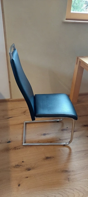 Sessel 3 Stück schwarz Bild 3