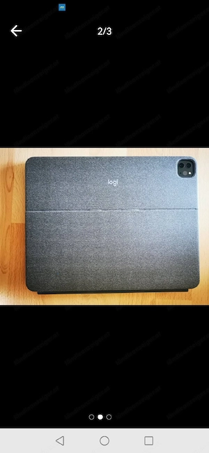 iPad Pro 5. Gen mit Keyboard Case-Logi und Pen Bild 2