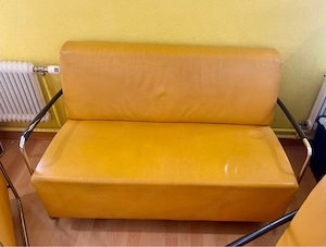 tolle Ledergarnitur 3 teilig  Bild 2