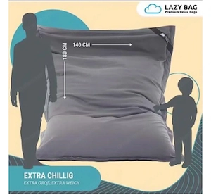 Sitzsack grau - reserviert Bild 3