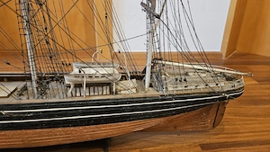 Modell der Cutty Sark aus Holz Bild 4