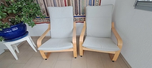 Sessel IKEA Poäng, beige