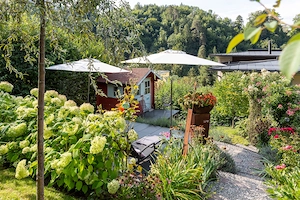 Day-Spa: Naturbadeteich-Paradiesgarten-Sonnenliegen-Sonnenschirme-Hallenbad und Außensauna  Bild 5