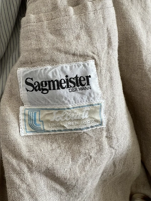 Vintage Hugo Boss Leinenmantel Bild 4