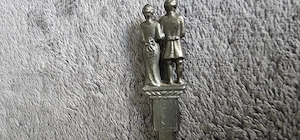 Zinnlöffel Antiquität Bild 3