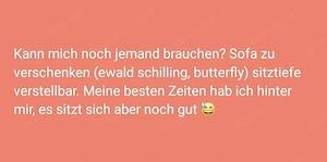 Gebrauchte Couch zu verschenken  Bild 5