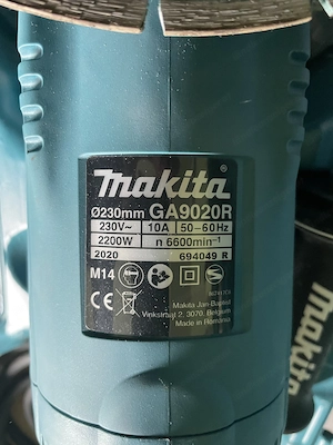 Makita Winkelschleifer 230mm 2.200W GA9020 mit 2 Diamantscheiben und Koffer Bild 4