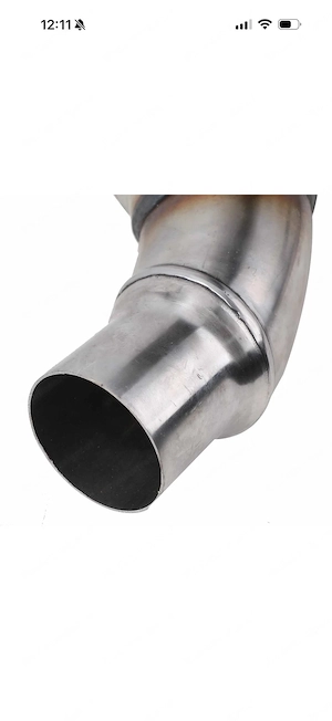  M57 Downpipe Edelstahl Bild 4