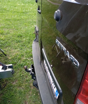 Handwerker-Van, isoliert.  Bild 3