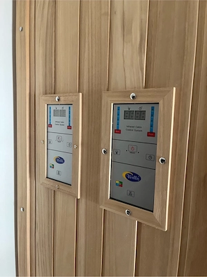 Wellis XL Luxus Sauna + Infrarot Kombikabine komplett inkl. Zubehör (Selbstabbau) Bild 3