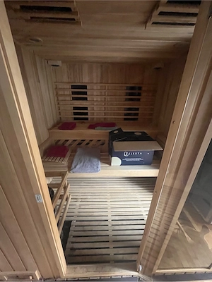 Wellis XL Luxus Sauna + Infrarot Kombikabine komplett inkl. Zubehör (Selbstabbau) Bild 4