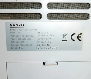 Klimagerät NANYO 35A (Klimaanlage) Achtung: Gerät kühlt nicht! Bild 3