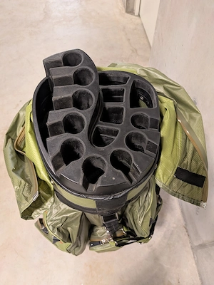 schönes großes wasserdichtes Card Golfbag der Firma JuCad Bild 2