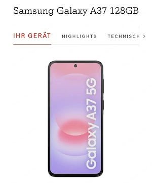 Samsung Galaxy A37 5G NEU  Bild 2