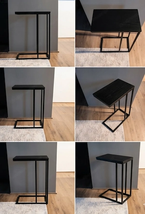 Beistelltisch schwarz Bild 2