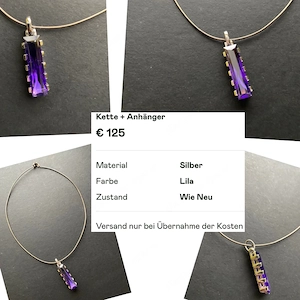 Halskette mit Anhänger 
